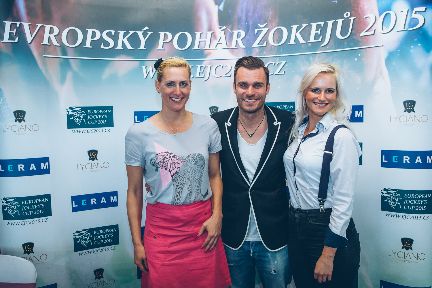 Marcela Malenková, Leoš Mareš, Radka Hošková na tikosvé konferenci EJC2015